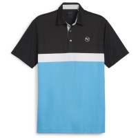 мъжка,блуза,с,яка,разпродажба,puma,мъжки,горнища,за,голф,облекла,за,голф,puma,pure,colorblock,polo,shirt,mens,black,aqua