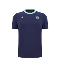 юношеска,тениска,ръгби,облекла,ръгби,фланелки,macron,scotland,rugby,union,cotton,t,shirt,2024,junior,blue
