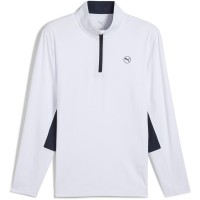 puma,men,s,pure,quarter,zip,pullover,jumper,white,glow