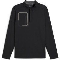 мъжки,пуловер,puma,cloudspun,tech,1,4,zip,jumper,mens,puma,black