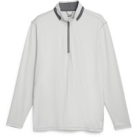 мъжки,пуловер,puma,lightweight,1,4,zip,jumper,mens,ash,gray,slate