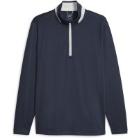 мъжки,пуловер,puma,lightweight,1,4,zip,jumper,mens,navy,ash,gray