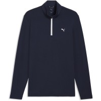 пуловер,puma,men,s,pure,3,0,texture,quarter,zip,jumper,deep,navy,white