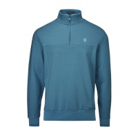 пуловер,облекла,за,голф,farah,men's,tisdale,pullover,jumper,teal,hue