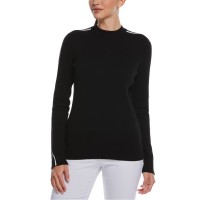пуловер,дамски,плетени,дрехи,облекла,за,голф,callaway,mock,jumper,ld99,black