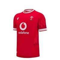 юношеска,футболна,фланелка,ръгби,фланелки,macron,welsh,rugby,union,home,shirt,2024,juniors,red,white
