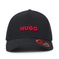 всички,шапки,плажни,шапки,мъжки,шапки,и,ръкавици,hugo,marsel,trucker,10269331,01,black,002