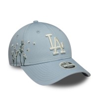 дамска,шапка,всички,шапки,плажни,шапки,new,era,womens,9forty,floral,adjustable,cap,la,blue,white