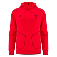 суичър,мъжки,горнища,с,качулка,ръгби,облекла,ръгби,фланелки,wales,rugby,union,фланелки,macron,wales,travel,hoodie,2025,adults,red