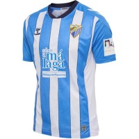 футболна,фланелка,футболни,фланелки,испания,ла,лига,hummel,malaga,home,shirt,2025,2026,adults,white,blue