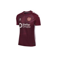 футболна,фланелка,hummel,hearts,home,shirt,2025,2026,adults,red,white