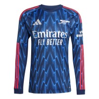 футболна,фланелка,футболни,фланелки,английската,висша,лига,arsenal,adidas,arsenal,long,sleeve,away,shirt,2025,2026,adults,blue,grey