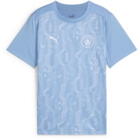 футболни,фланелки,английската,висша,лига,детски,тениски,puma,manchester,city,prematch,shirt,2024,2025,junior,blue