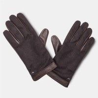 зимни,аксесоари,emporio,armani,leather,gloves,black