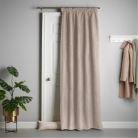 alan,symonds,velvet,chenille,pencil,pleat,thermal,door,curtain,taupe