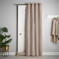 alan,symonds,velvet,chenille,ring,top,thermal,door,curtain,taupe