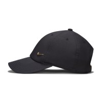 nike,met,swoosh,cap,junior,black,flt,gold