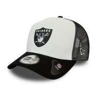 шапка,плажни,шапки,new,era,a,frame,adjustable,trucker,cap,raiders,black