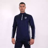 горнище,с,цип,мъжки,пуловери,azzurri,waterford,boston,half,zip,top,senior,grey,white