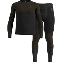 odlo,performance,baselayer,set,mens,black