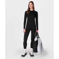 тениска,дамски,топове,sweaty,betty,women's,long,sleeve,crew,neck,t,shirt,zebra,jac