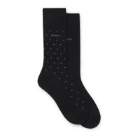 чорапи,мъжки,чорапи,boss,2,pack,logo,socks,black,001
