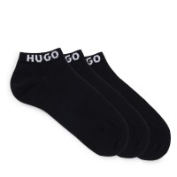 чорапи,дамски,чорапи,hugo,pack,logo,cuff,ankle,socks,black