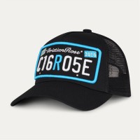 шапка,мъжки,шапки,и,ръкавици,christian,rose,private,plate,trucker,cap,black,blue,white