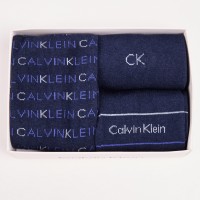 мъжки,чорапи,calvin,klein,3,pack,all,over,print,crew,socks,mens,navy