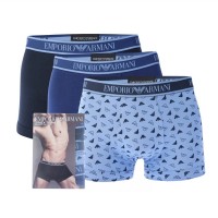 боксерки,мъжко,бельо,emporio,armani,3,pack,of,core,logo,trunks,various
