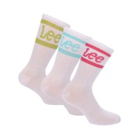чорапи,дамски,чорапи,lee,3,pack,of,sport,socks,white