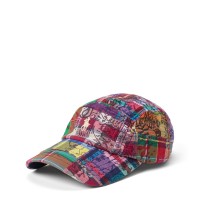 шапка,мъжки,шапки,и,ръкавици,polo,ralph,lauren,madras,cap,madras,ptchwrk