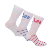 чорапи,дамски,чорапи,lee,3,pack,of,sport,socks,white