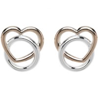 аксесоари,на,разпродажба,unique,and,co,&amp;,co,sterling,rose,gold,plate,stud,earrings,silver