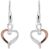 аксесоари,на,разпродажба,unique,and,co,&amp;,co,sterling,rose,gold,plated,earrings,silver