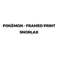 домашни,потреби,направи,си,сам,аксесоари,на,разпродажба,pokemon,framed,print,snorlax,(30x40),x2,multi,format,and,universal