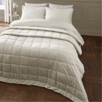 спално,бельо,и,комплекти,аксесоари,на,разпродажба,catherine,lansfield,matt,velvet,quilted,bedspread,cream