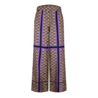 пижама,дамски,пижами,off,white,monogram,pyjama,pants,brown,black