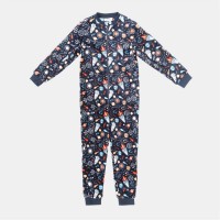юношеска,пижама,детски,пижами,детски,облекла,star,fleece,onesie,game,print,junior,space