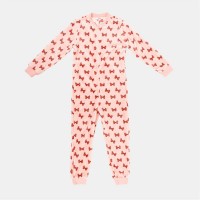 детска,пижама,детски,пижами,детски,облекла,star,fleece,onesie,junior,girls,pink,pink