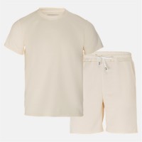 мъжки,комплект,firetrap,short,tee,set,mens,white