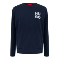 блуза,мъжки,пижами,hugo,spraylogo,sweatshirt,10262201,dark,blue,405