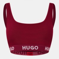 бюстие,аксесоари,на,разпродажба,hugo,sporty,logo,bralette,dark,red