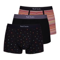 боксерки,мъжко,бельо,paul,smith,3,pack,stamp,aop,trunks,multicolour,1a