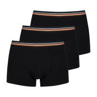 боксерки,мъжко,бельо,paul,smith,3,pack,signature,stripe,waistband,boxer,briefs,black,79