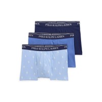 боксерки,мъжко,бельо,polo,ralph,lauren,men,s,3,pack,cotton,trunks,navy,blue,aopp