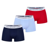 боксерки,мъжко,бельо,polo,ralph,lauren,mens,3,pack,cotton,trunks,navy,red,blue