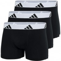 боксерки,мъжко,бельо,adidas,active,flex,cotton,trunk,3pk,black