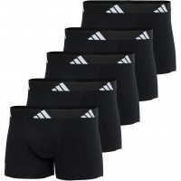 боксерки,мъжко,бельо,adidas,trunk,5pk,black