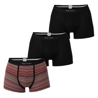 боксерки,мъжко,бельо,paul,smith,mens,3,pack,boxer,briefs,blk,blk,stripe